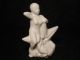 Vintage Porcelain Bathing Beauty On Star Form Shell Japan Figure Figurine Early Figurines photo 1