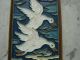 Royal Delft Cloisonné Tile With White Flying Geese Tiles photo 1