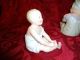 Three Antique Victorian Bisque Piano Baby Babies Gebruder Heubach Germany Figurines photo 6