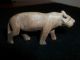 3 Vintage Hand Carved Wooden Safari Animals Carved Figures photo 1