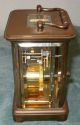 Antique Matthew Norman Carriage Clock London Brass Running W/ Key Clocks photo 1