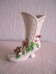 Antique Porcelain 19th Century Victorian Floral Boot Button Up Shoe Bud Vase Other photo 4