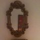 Antique Vintage Florentine Italian Cherub Gold Gilt Wall Shelf & Matching Mirror Other photo 2
