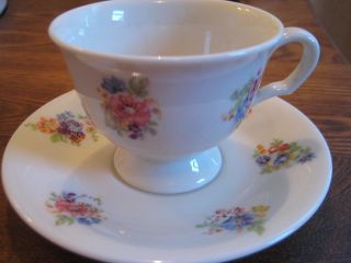 Hand Painted Child ' S Demitasse Cup And Saucer photo