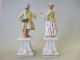 Pair Of Luwigsburg Figures,  Antique German Porcelain,  19th C Figurines photo 3