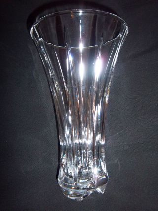 Vintage Brilliant Crystal Glass Vase Maker Unknown photo