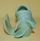 Vintage Porcelain Ceramic Sea Green Pottery Koi Goldfish Fish Figurine/vase Figurines photo 4