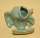 Vintage Porcelain Ceramic Sea Green Pottery Koi Goldfish Fish Figurine/vase Figurines photo 7