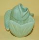 Vintage Porcelain Ceramic Sea Green Pottery Koi Goldfish Fish Figurine/vase Figurines photo 8