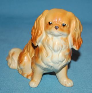 Vintage Brinns Porcelain Ceramic Pottery Darling Pekingese Dog Figurine photo
