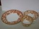 Tea Trio.  Set A Cup,  Saucer And Plate.  England.  Fenton/radford.  Victorian Teapots & Tea Sets photo 2