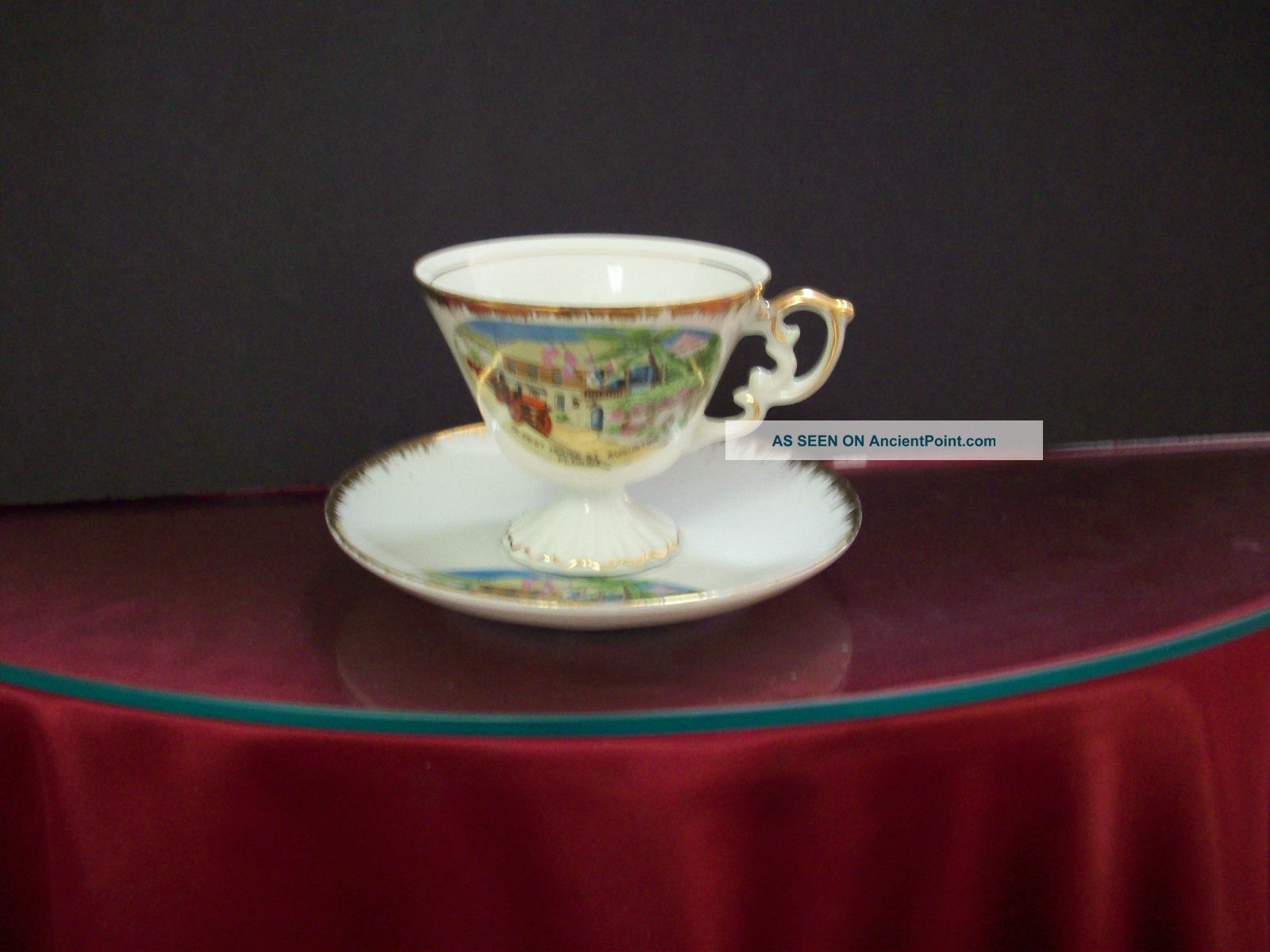 Commemorative St.  Augustine Cup And Saucer From Oldest House Cups & Saucers photo
