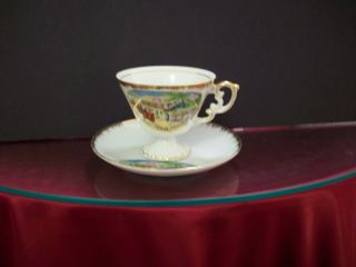 Commemorative St.  Augustine Cup And Saucer From Oldest House photo