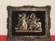 Antique French Finely Crafted Bronze Ornate Frame&plaque Women & Putti Cherub Other photo 5