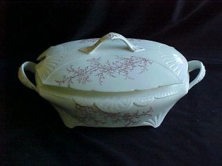 O.  P.  China Large Covered Soup Tureen Nr photo