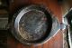 Antique 19th C.  Primitive Hand Carved Rustic Wood Platter Handled Bowl Primitives photo 9