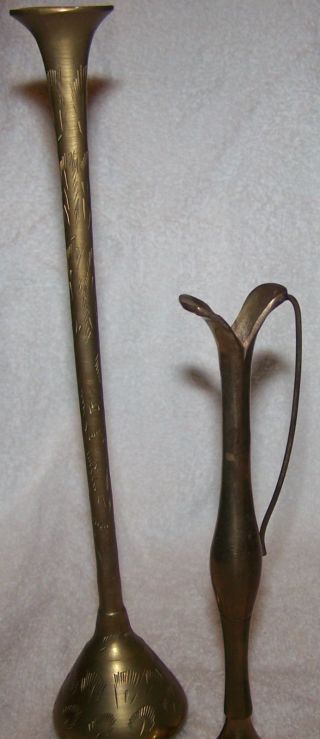 Set Of Two Vintaged Figurines (metalware) photo
