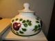 Estate Sale,  Vintage Heavy,  Hand Painted Hanging Ceramic Lamp Shade,  Vega Lamps photo 2