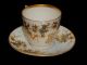 Elegant Hand Decorated Limoges Style Coffee Cup & Saucer Cups & Saucers photo 2