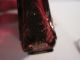 Old Antique Red Bottle With 1/4 Full Of Unidentified Liquid.  Fancy Designs,  Look Perfume Bottles photo 5