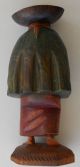 Hand Carved & Painted Wood Figure,  Wooden Statue 12 