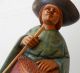 Hand Carved & Painted Wood Figure,  Wooden Statue 12 
