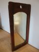 Antique Mirror Old Colonial Style Beveled Glass Oak Wood Mirrors photo 1