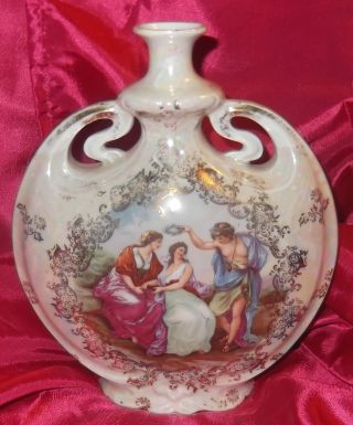 Gorgeous - Antique Austria Kaufmann Vase - Signed And Numbered - Excellect Condition photo