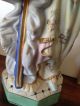 Pair Of Victorian Porcelain Bisque Figurines Aristocratic Couple Dresden? Figurines photo 11
