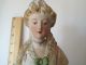 Pair Of Victorian Porcelain Bisque Figurines Aristocratic Couple Dresden? Figurines photo 6