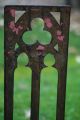 19th C.  Gothic Oak Carved Panel With Tracery Carvings Of Church Origin Other photo 11
