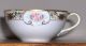 Vintage Antique Nippon Cup & 2 Saucers,  Spokes,  Gold Bead W/roses? Flowers Cups & Saucers photo 3