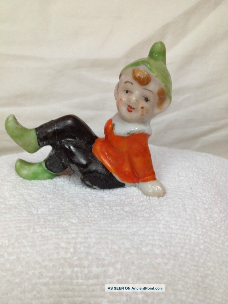Antique Pixie Elf Figurine Figurines photo
