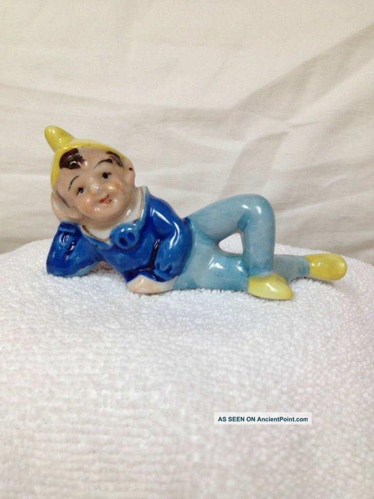 Antique Pixie Elf Figurine Figurines photo