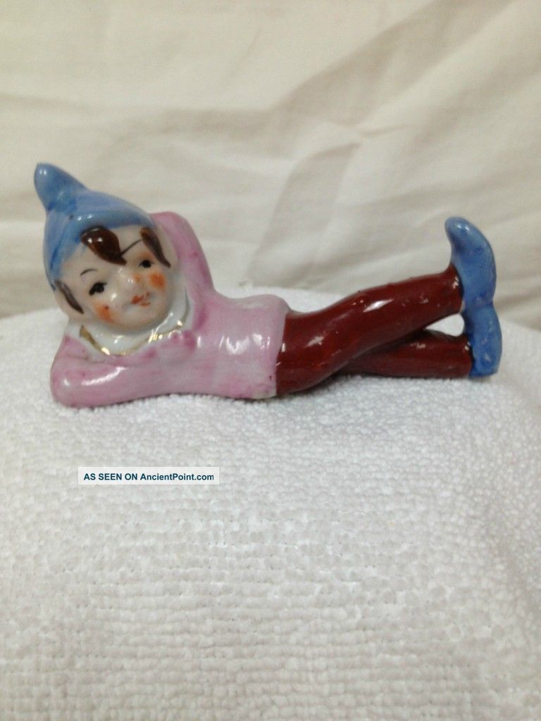 Antique Pixie Elf Figurine Figurines photo