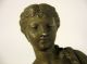 Lovely Victorian Spelter Or Lead Figure Of A Goddess With Cherub & Fairy Putti Metalware photo 2