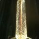 Rare Vintage Crackled Glass Lamp With Footed Base Excellent Lamps photo 5
