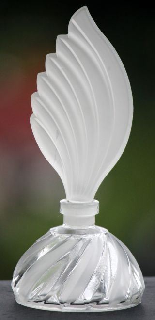 Princess Mix Clear - Mate Perfume Bottle (true Art Deco) - Wing Stopper 17cm photo