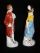 Antique German Porcelain Carl Schneider Dep Lady & Man Dresden Couple Figurines Figurines photo 3