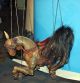 Antique Hand Carved Wooden Jointed Horse Marionette/puppet 1930s Or Earlier Carved Figures photo 1