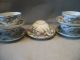 5 Small Colorful Floral Cups And Saucers Most Unmarked A Few Saucers - Japan Cups & Saucers photo 4