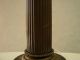 Vintage Paul Hanson Brass Fluted Column Marble Quality Classical Desk Table Lamp Lamps photo 9