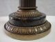 Vintage Paul Hanson Brass Fluted Column Marble Quality Classical Desk Table Lamp Lamps photo 5