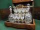 Fine French Tantalus 1870 ' S Intricate Inlaid Parquetry Decanters photo 4