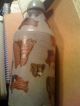 Very Cool Antique White Stoneware Beer? Bottle With Old Decals All Over It - Fab Jugs photo 4