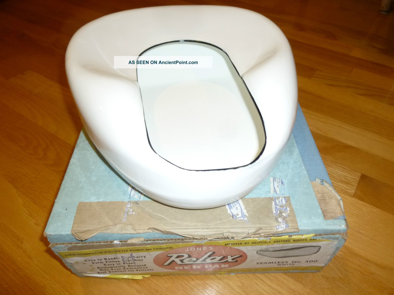 Vintage Relax Porclain Bed Pan Chamber Pots photo