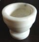 Vintage Carved Solid White & Gray Marble Mortar,  Grinder Cup Other photo 2