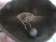 Antique Victorian Bronze Figural Bell Woman Girl England 1920s Crinoline Lady Metalware photo 4