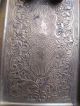 2 Antique Candle Holder Brass Finger Holder Double Small Taper Pair Engraved Metalware photo 4