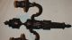 Bronze Antique 1800,  S Candle Wall Sconces - Gorgeous Patina Metalware photo 2